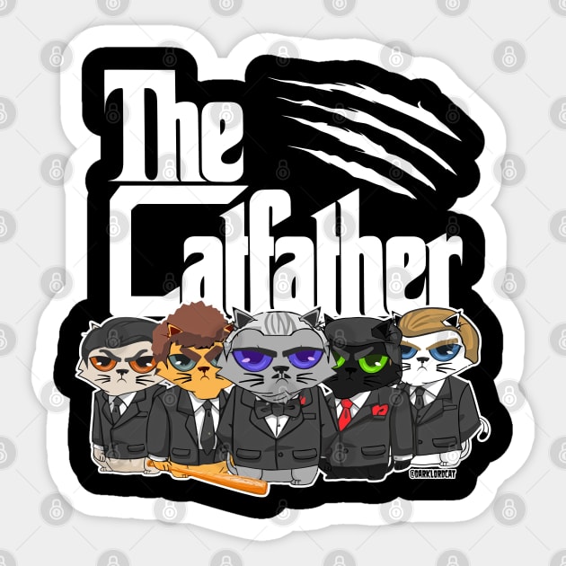 The Catfather Sticker by darklordpug